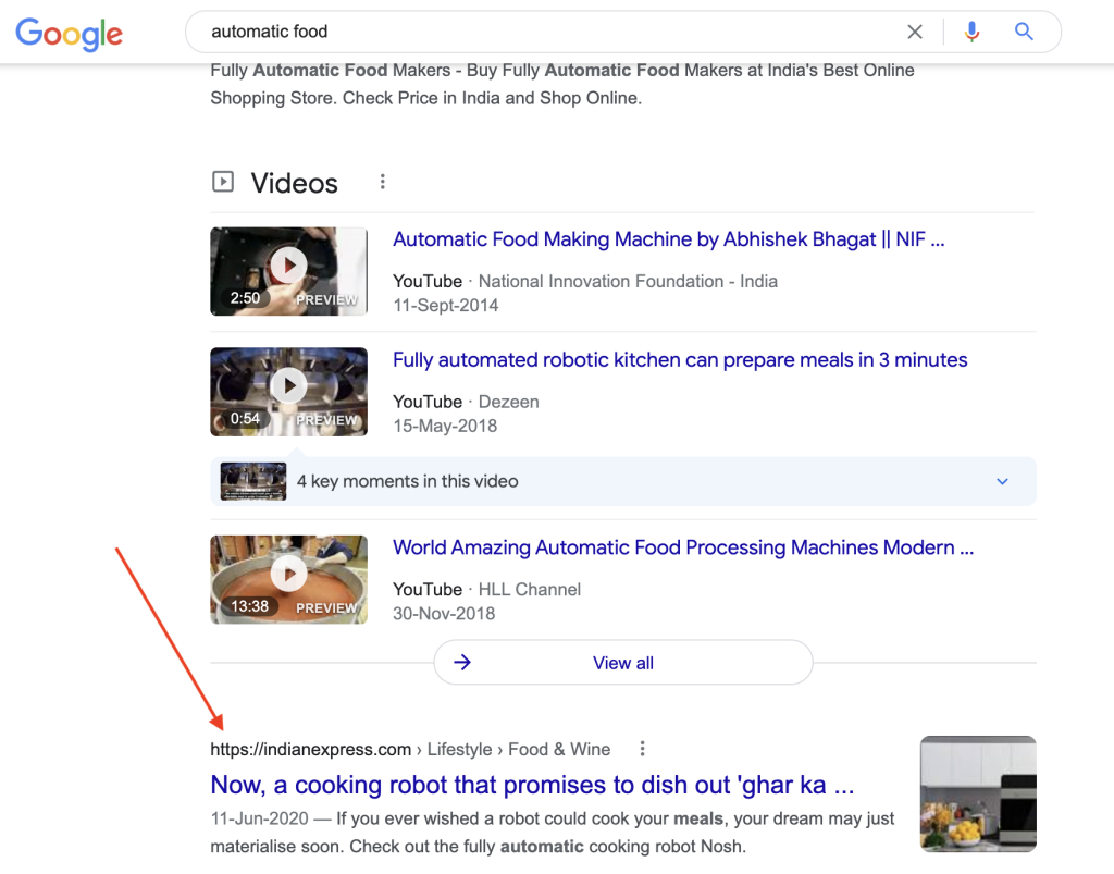 google search probability