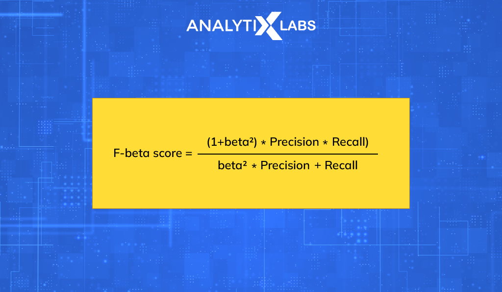 F beta score formula