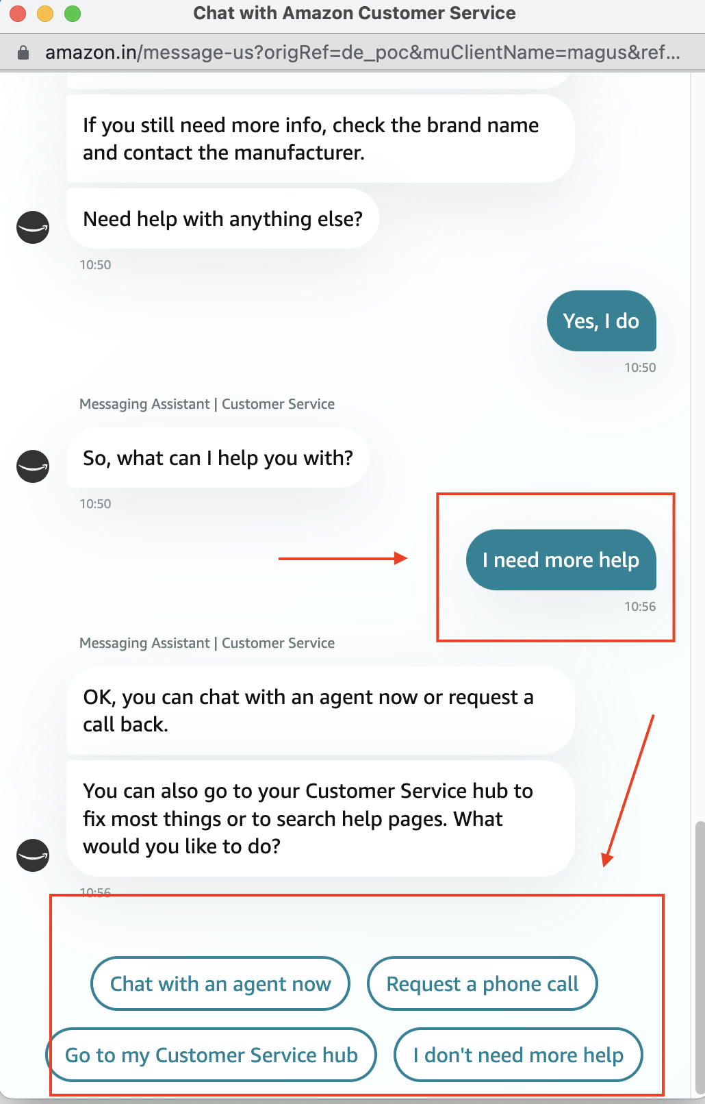 chatbot amazon