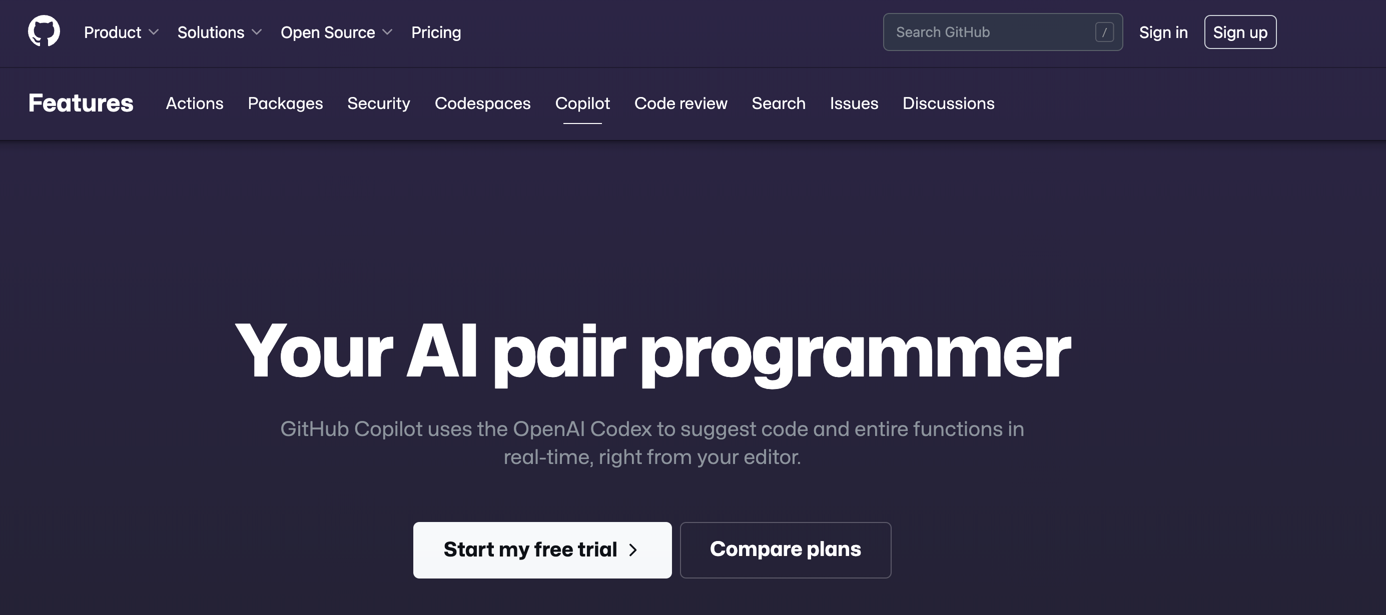 copilot by github