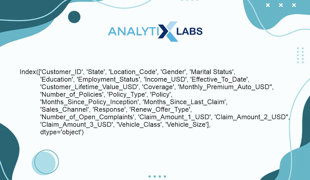 column data