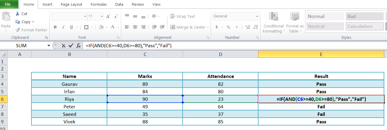 if function excel