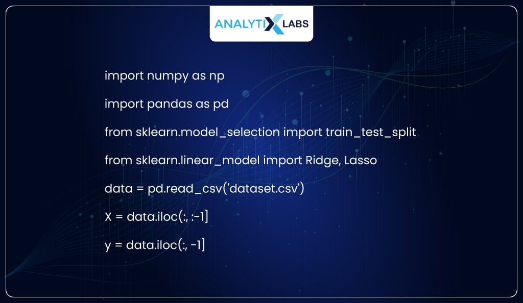 python library for regression