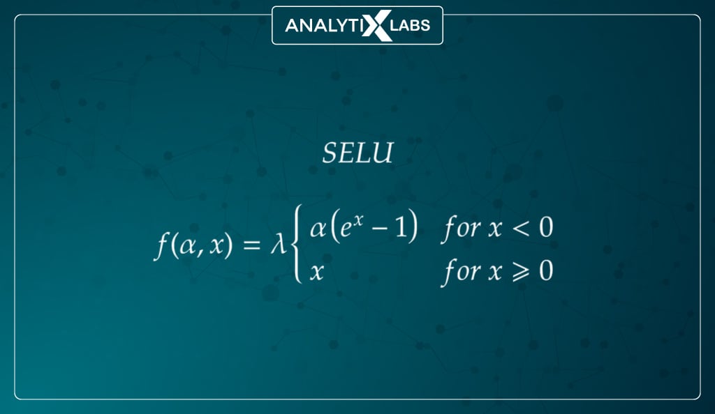 Scaled Exponential Linear Unit